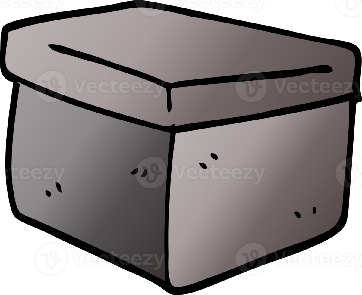 cartoon doodle office filing box png
