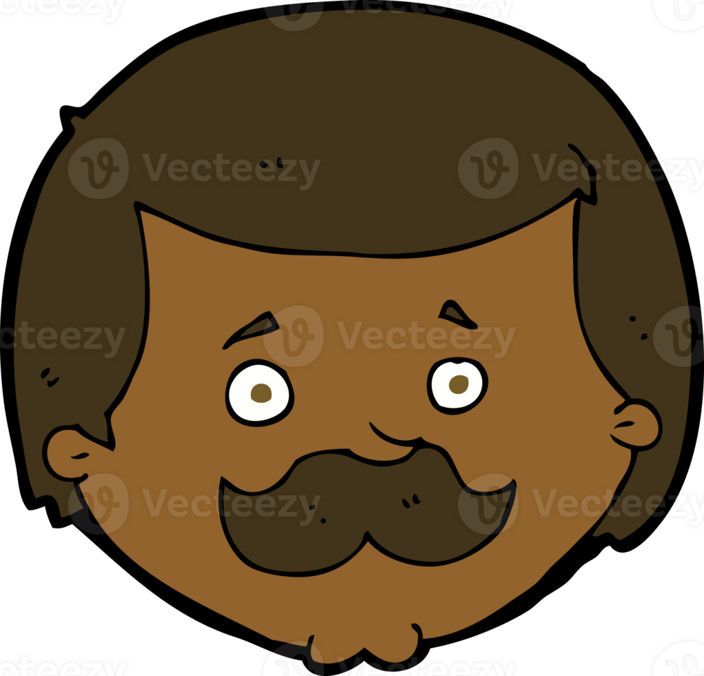 cartoon man with mustache png