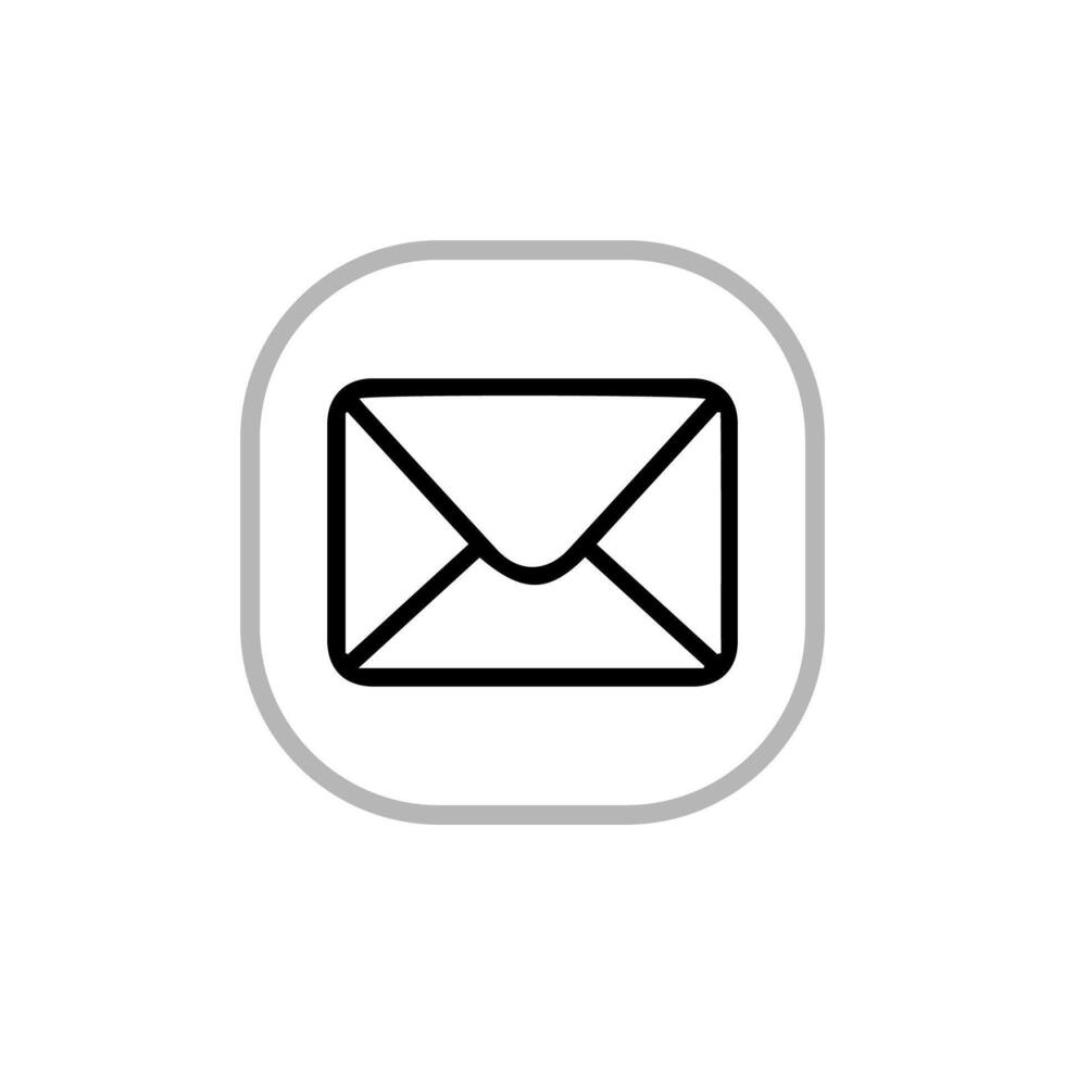 Email envelope icon symbol illustration vector