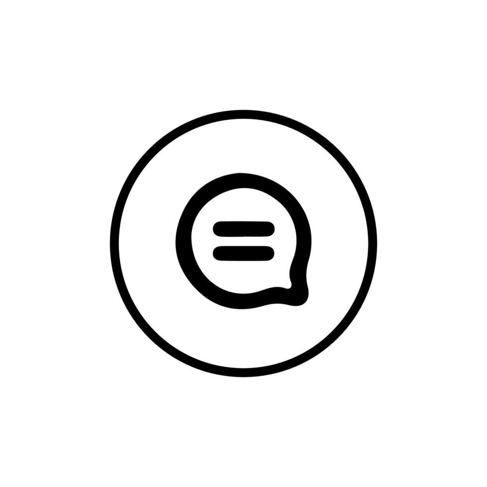 Comment icon, Chat Message logo, Speech bubble symbol vector