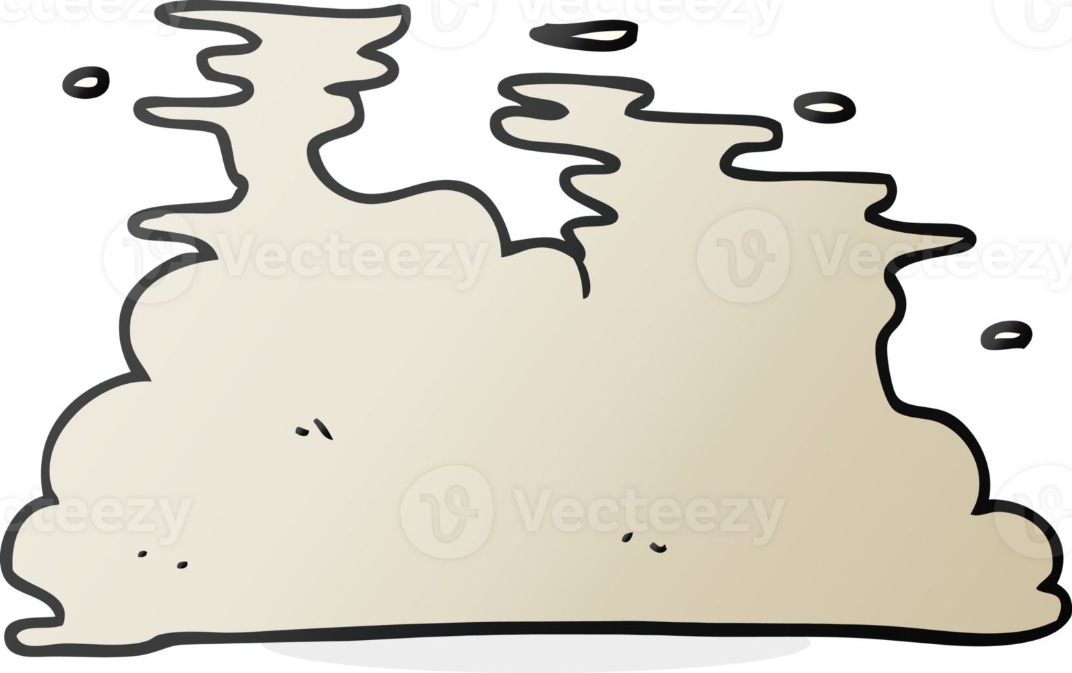 hand drawn cartoon steam png