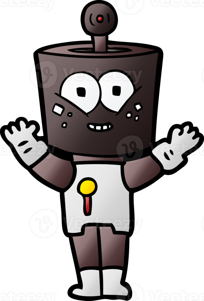 happy cartoon robot png