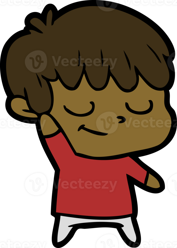 happy cartoon boy png