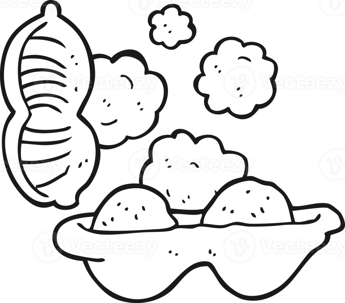 hand drawn black and white cartoon peanuts png