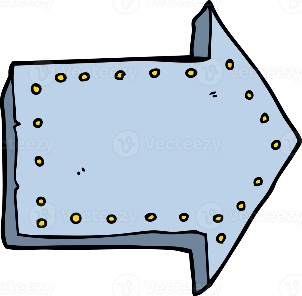 cartoon pointing arrow png