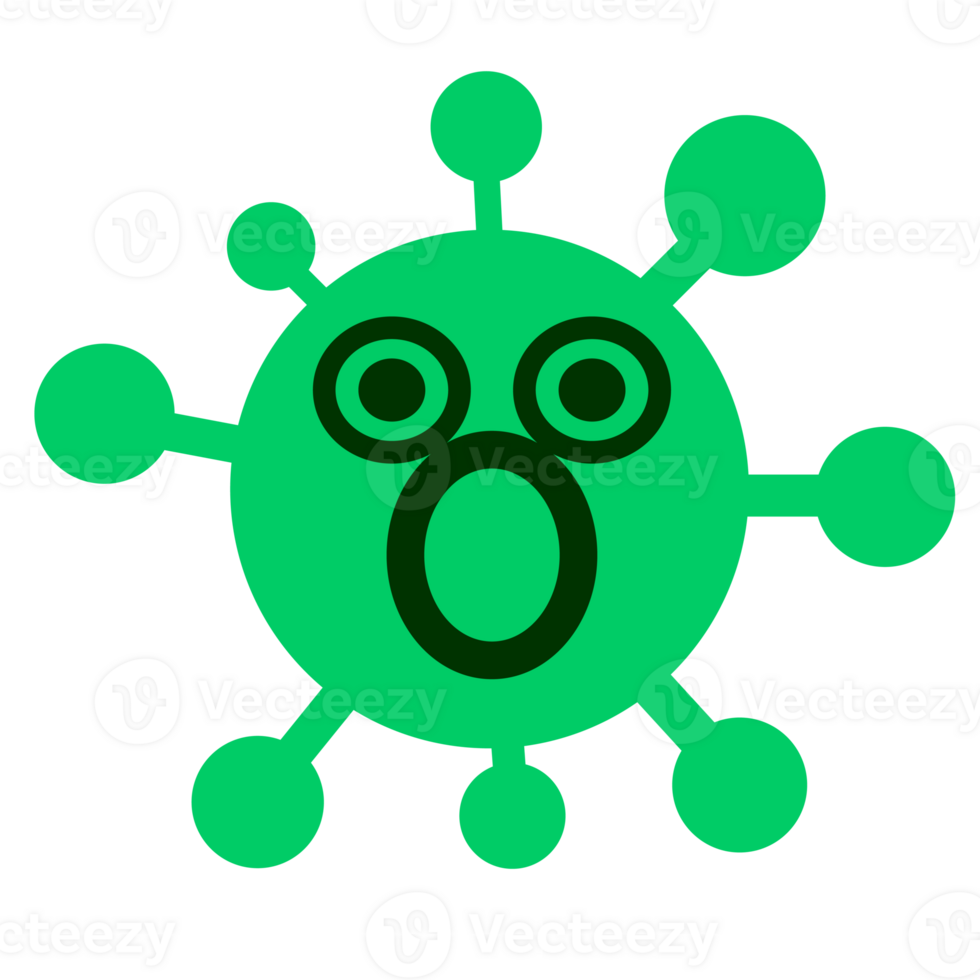 gasping shocked virus png