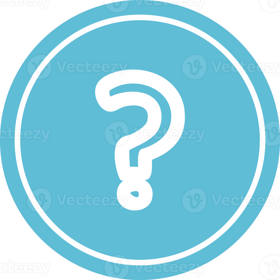 question mark circular icon symbol png