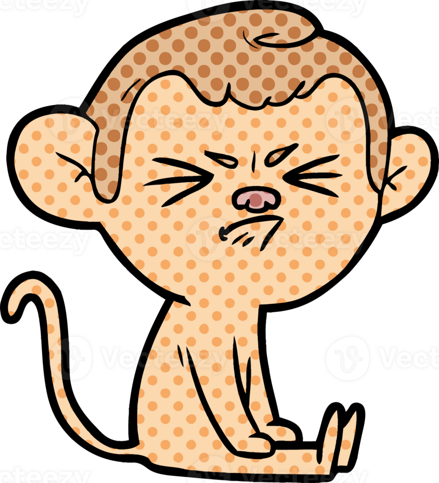 cartoon angry monkey png