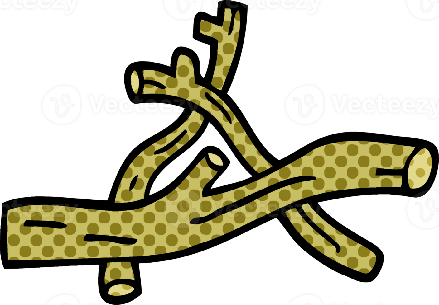 cartoon doodle pile of twigs png