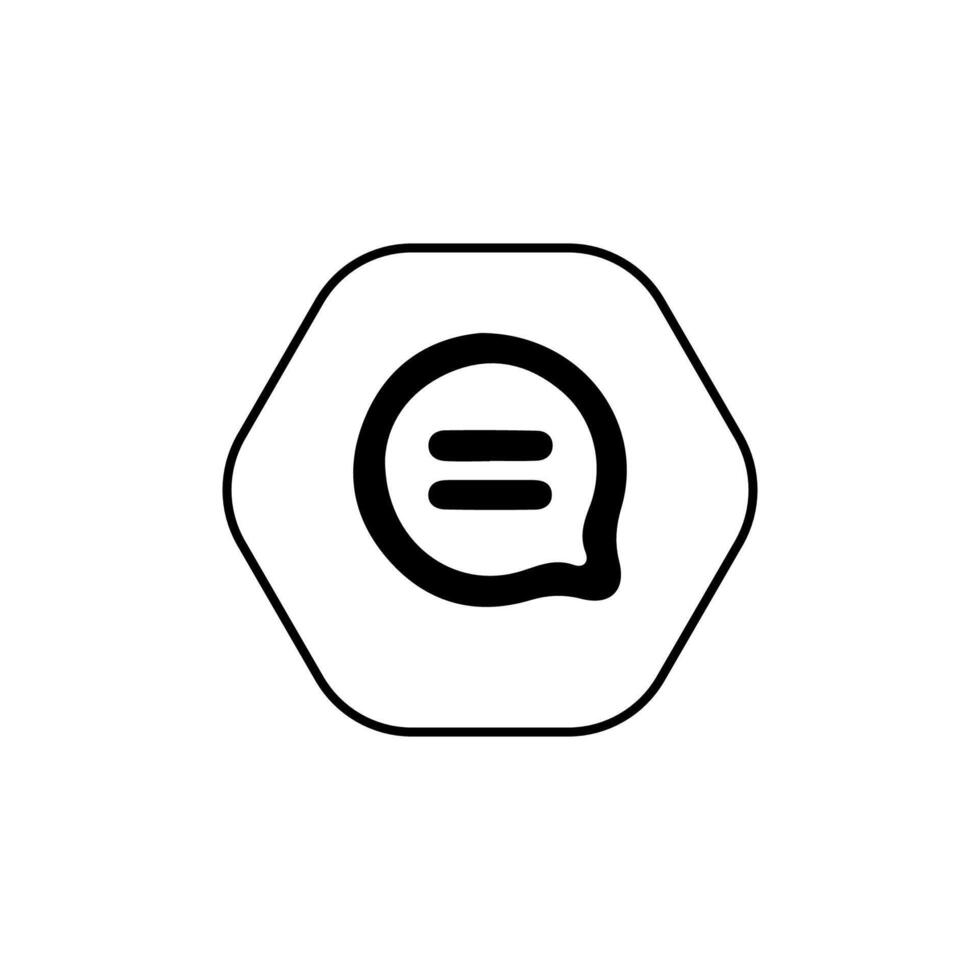 Comment icon, Chat Message logo, Speech bubble symbol vector