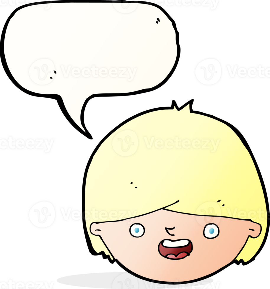 cartoon happy face with speech bubble png