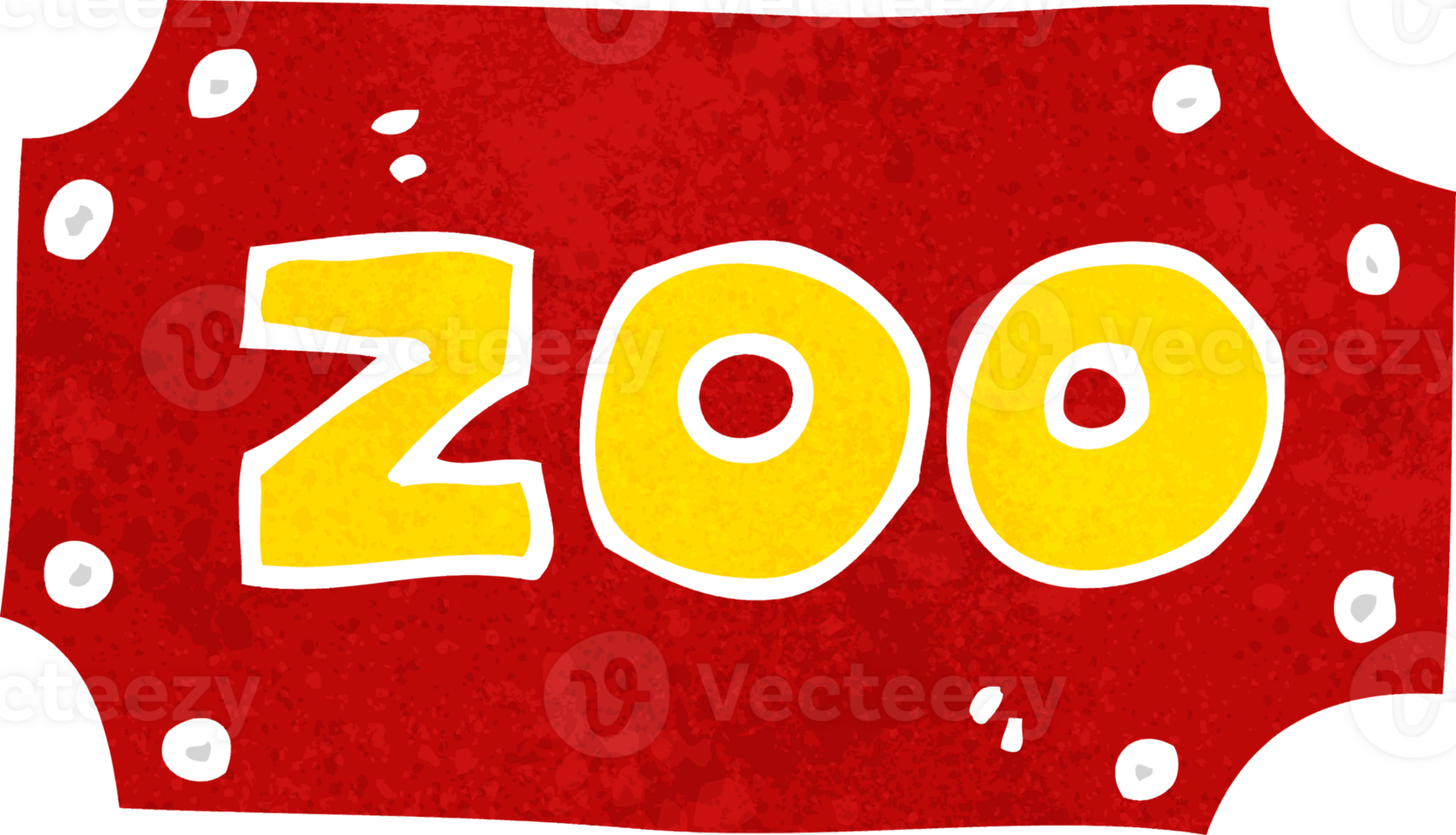 cartoon zoo sign png