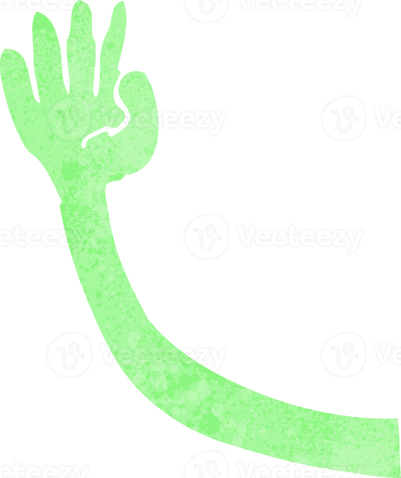 cartoon monster arm png