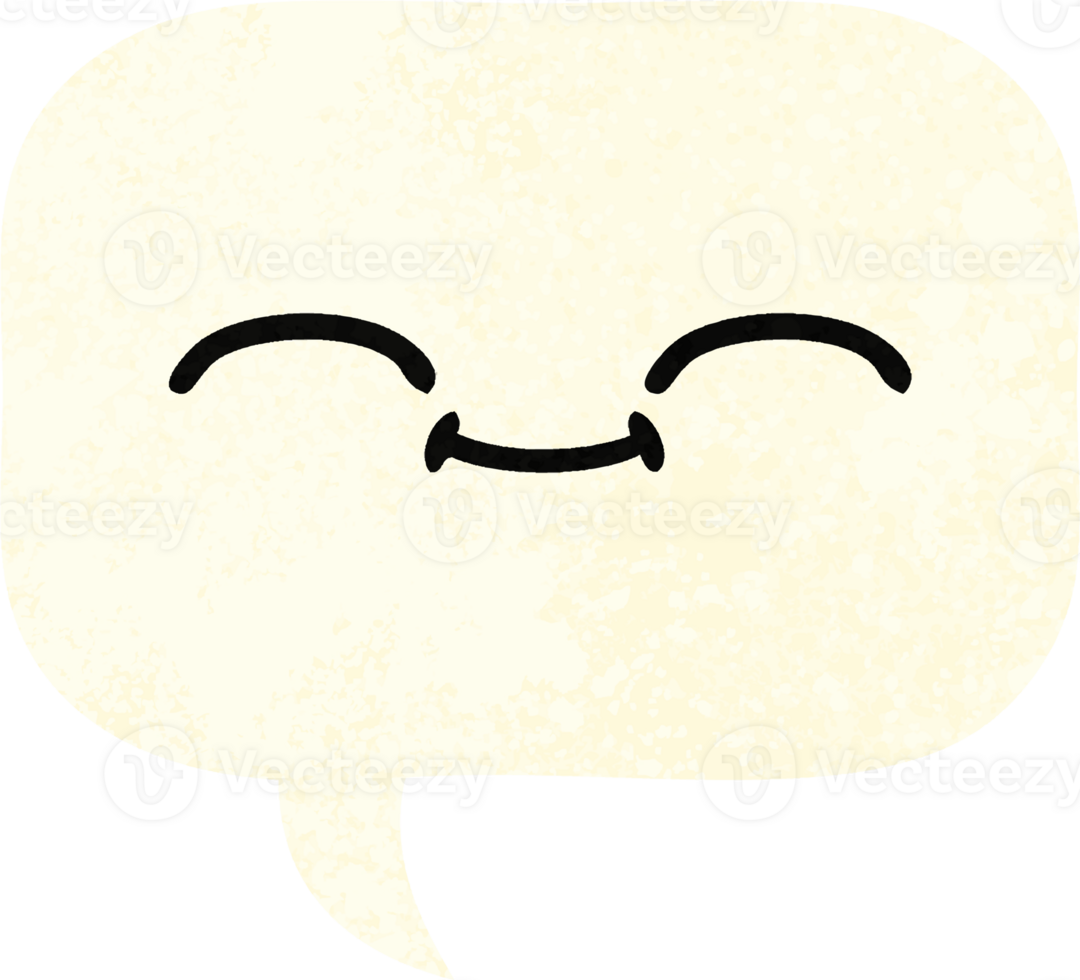 retro illustration style cartoon of a speech bubble png