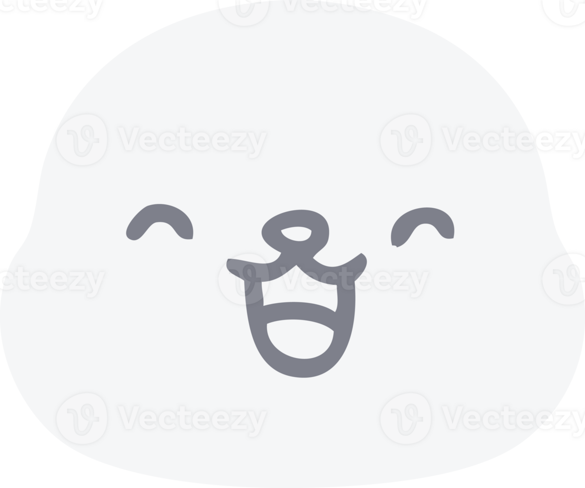 cute seal face png