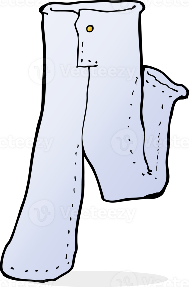 cartoon pair of jeans png