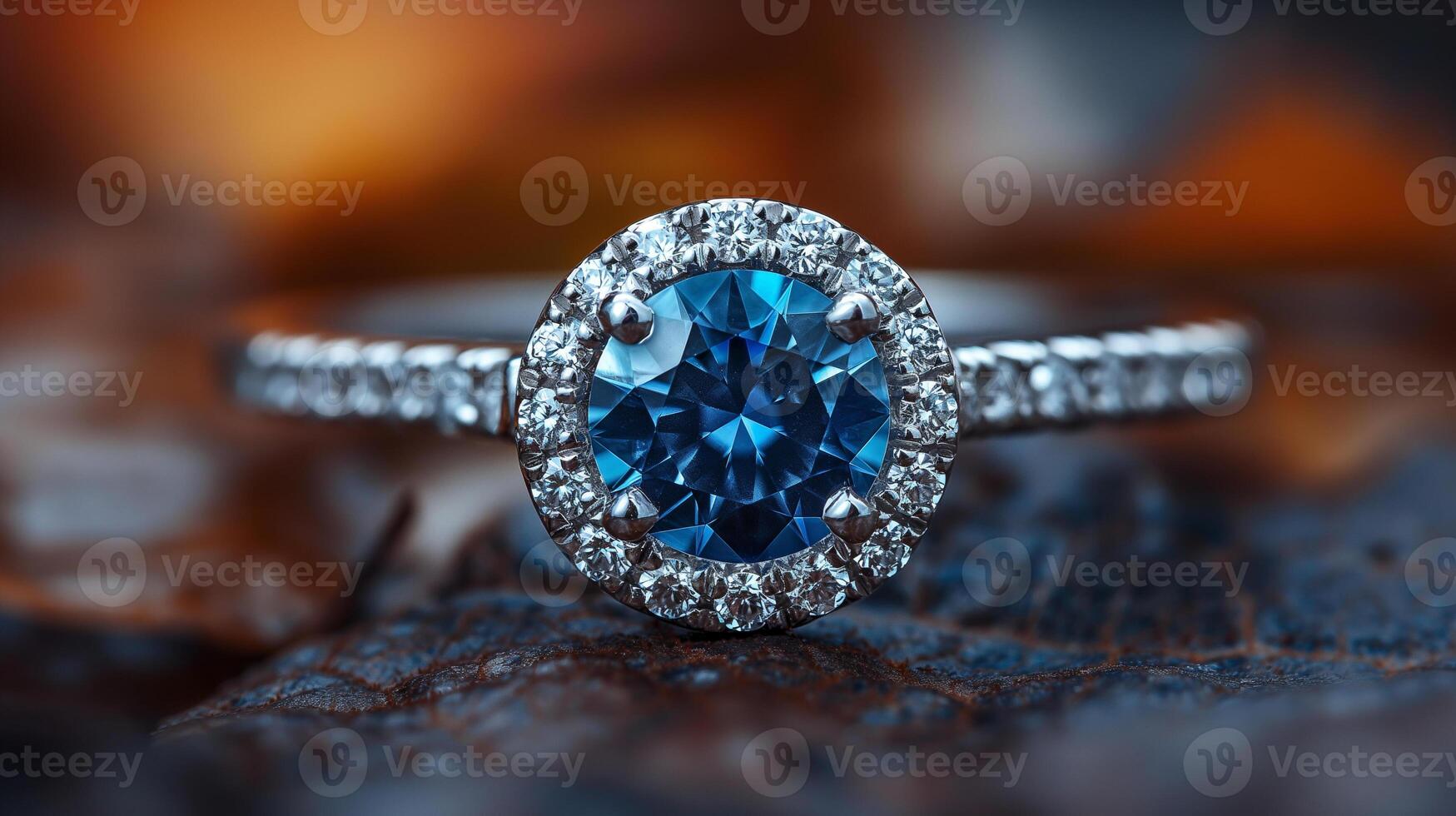 Blue sapphire ring photo