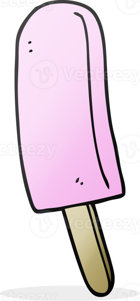 hand drawn cartoon ice lolly png