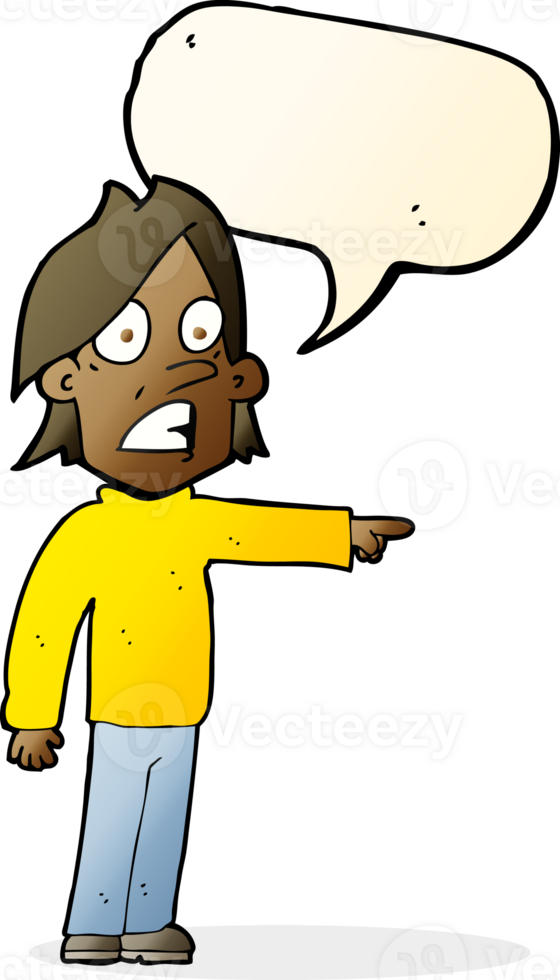cartoon surprised man with speech bubble png