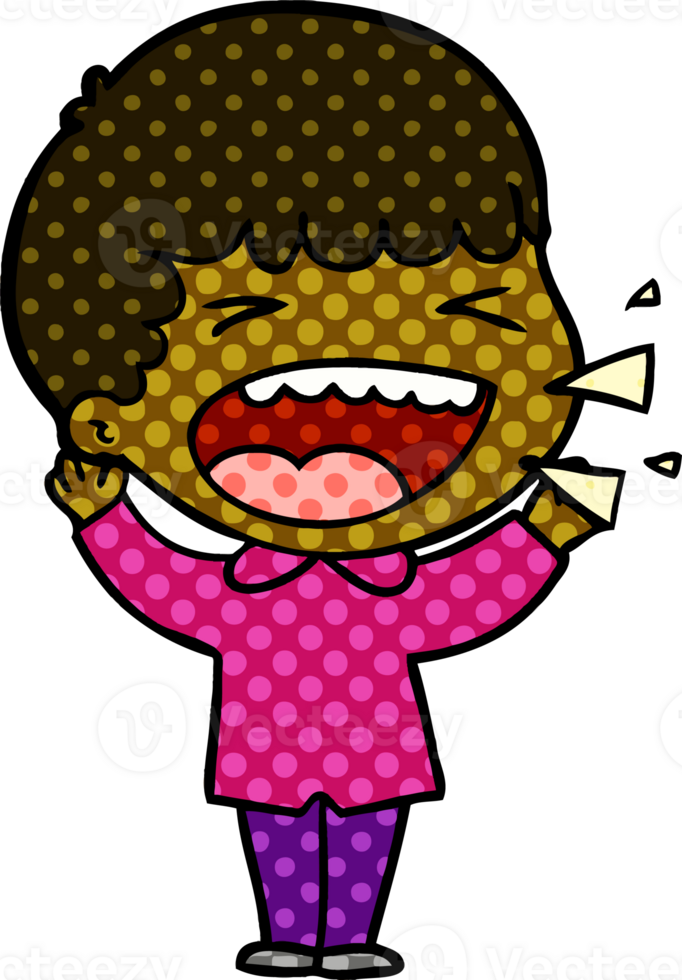 cartoon laughing man png