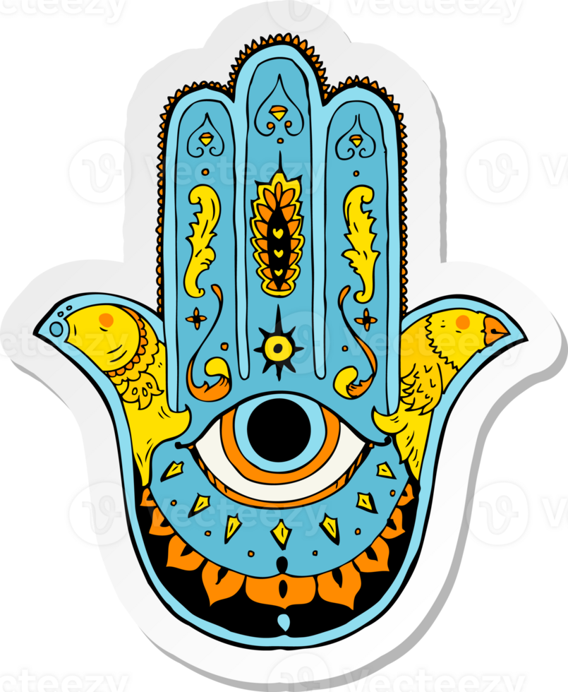 sticker of a cartoon hamza png