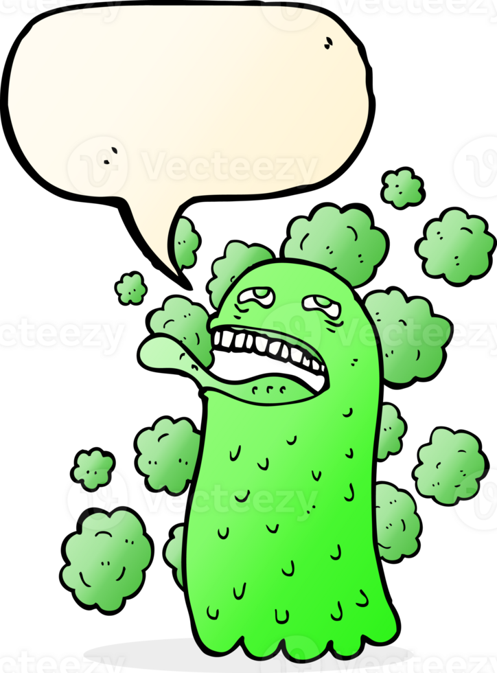 cartoon funny ghost with speech bubble png