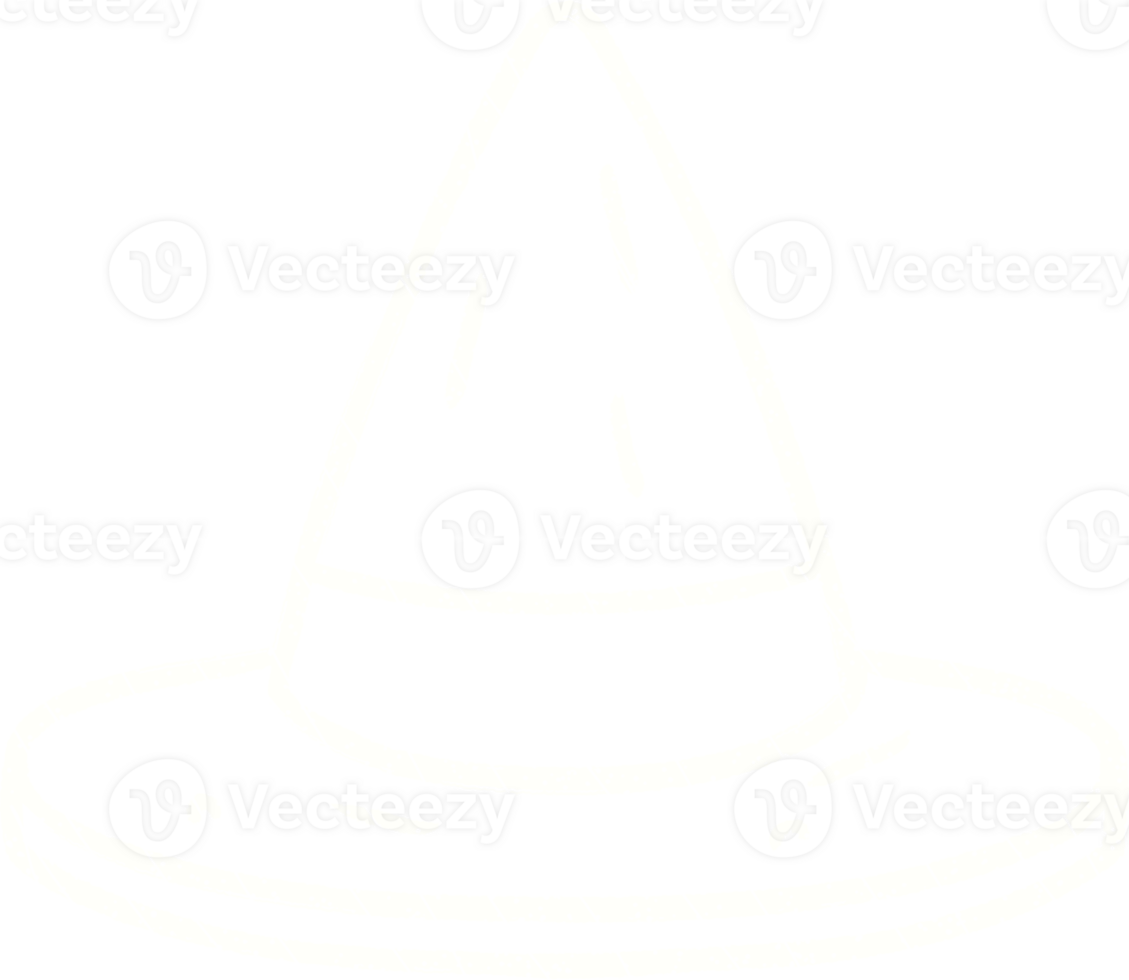 Pointy Hat Chalk Drawing png
