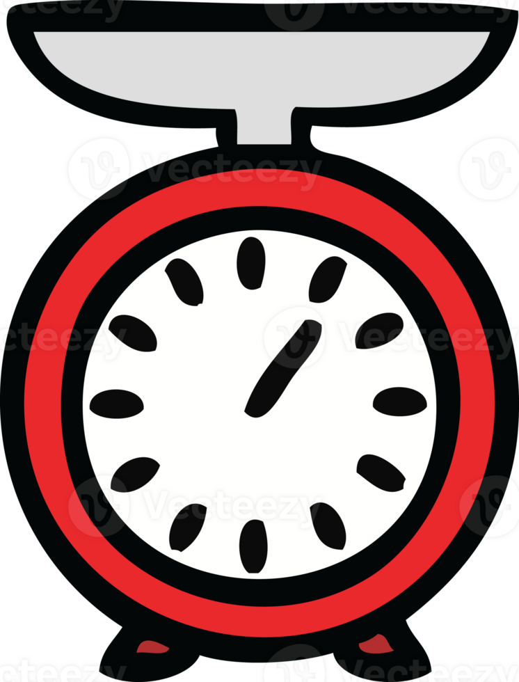 cute cartoon of a weighing scale png