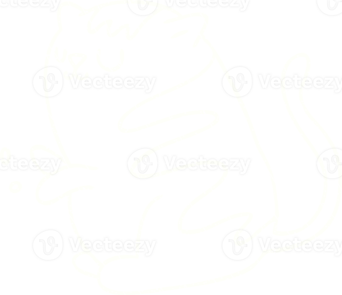 Cat Chalk Drawing png