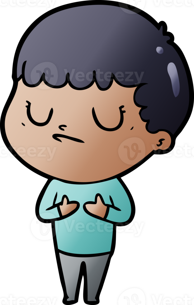cartoon grumpy boy png