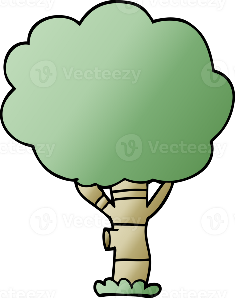cartoon doodle tree png