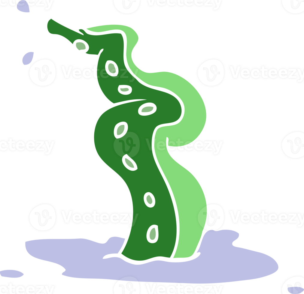cartoon doodle spooky tentacle png