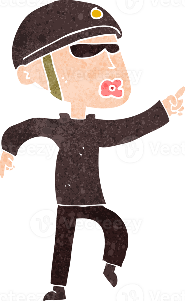 cartoon man in bike helmet pointing png