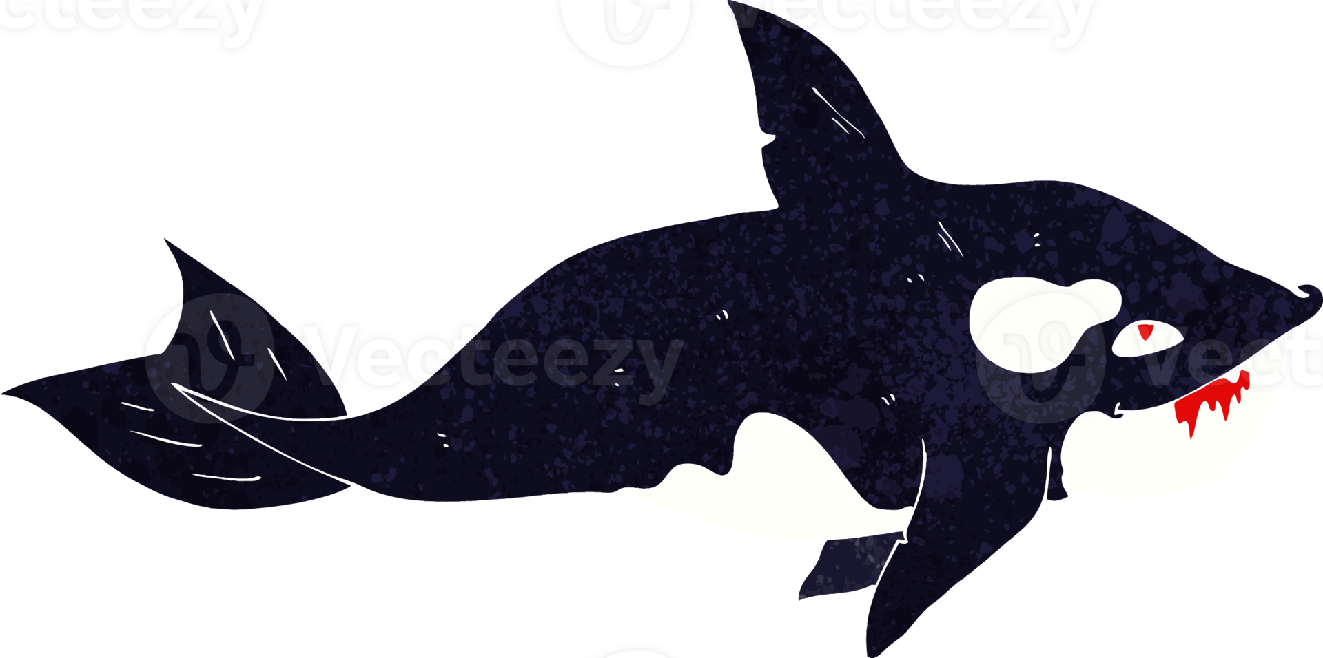 cartoon killer whale png
