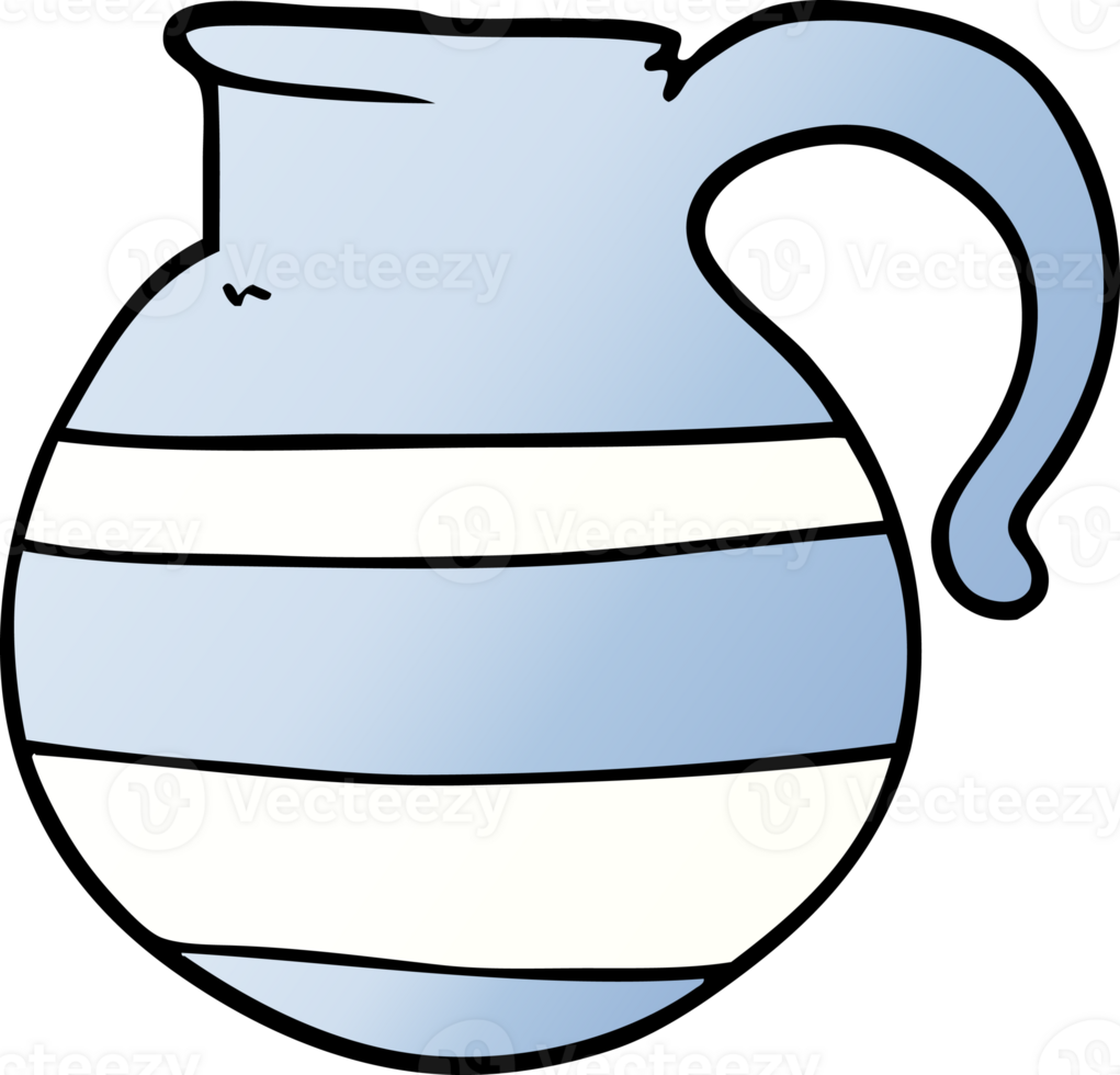 cartoon doodle of a jug png