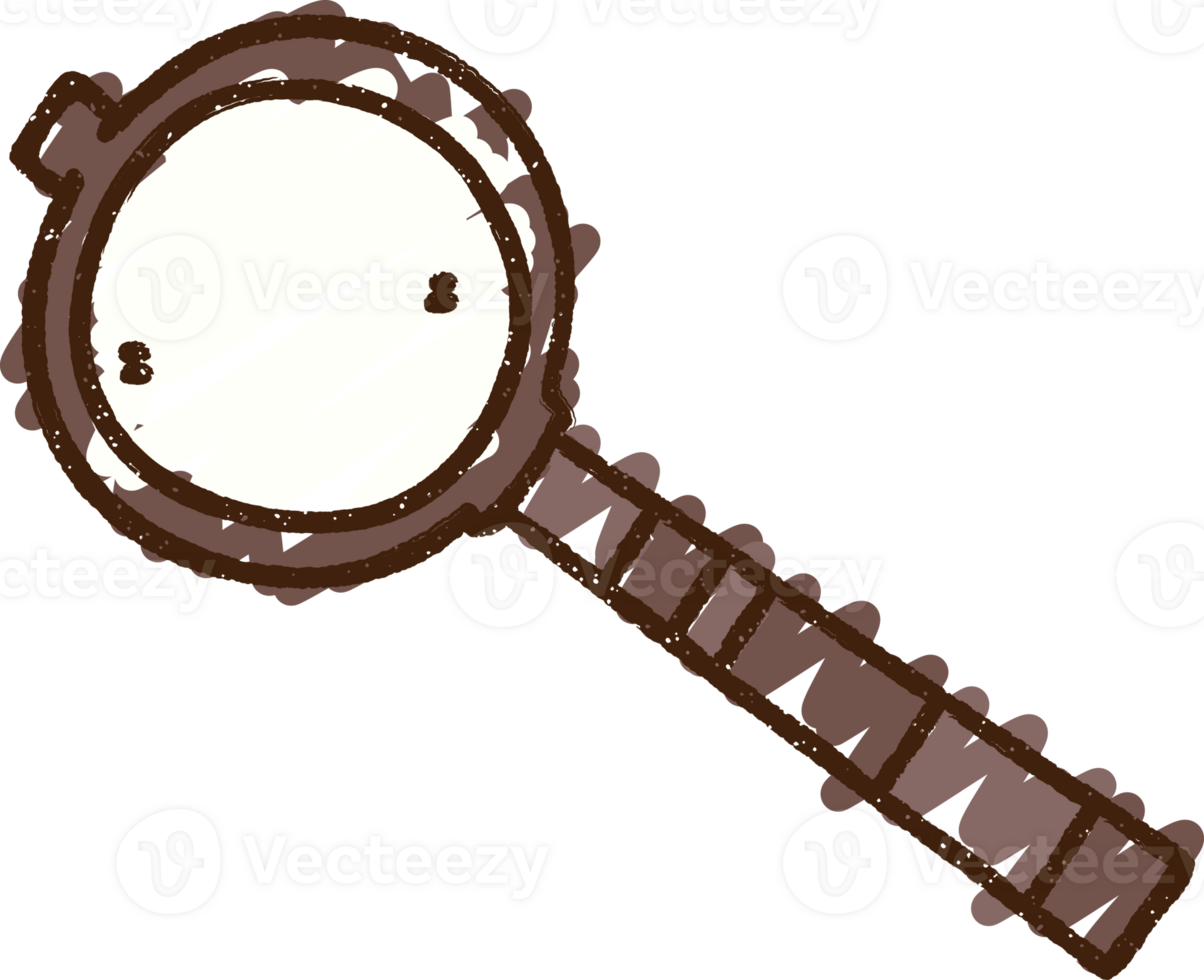 Old Spyglass Chalk Drawing png
