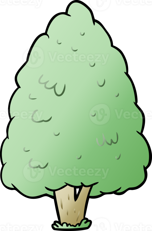 cartoon tall tree png