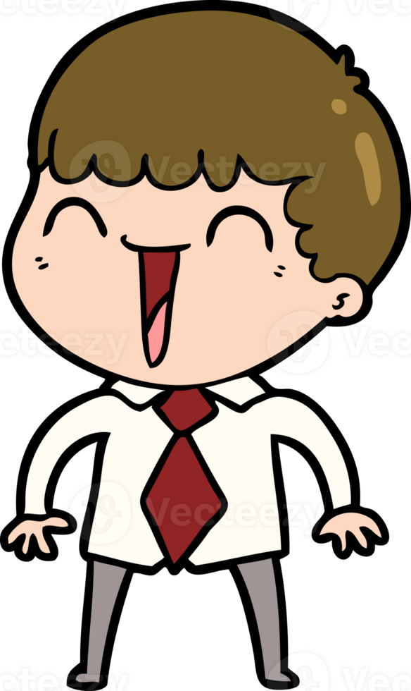 cartoon happy man png
