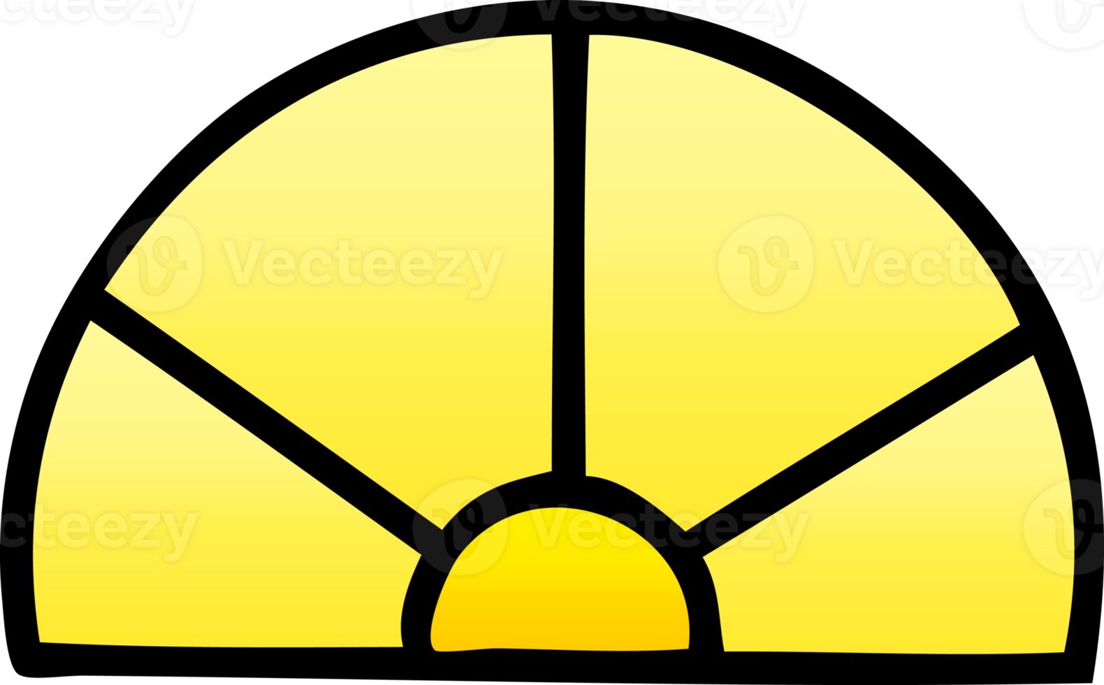 gradient shaded cartoon of a math equipment png