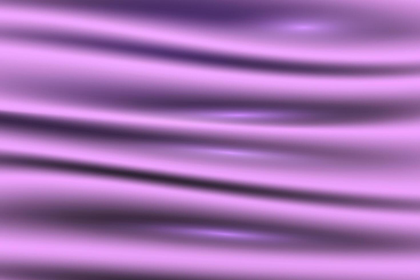 texture of silk, satin, drapery fabric on luxurious background, purple latex glossy vector