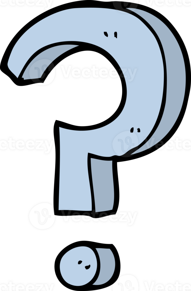 cartoon question mark png