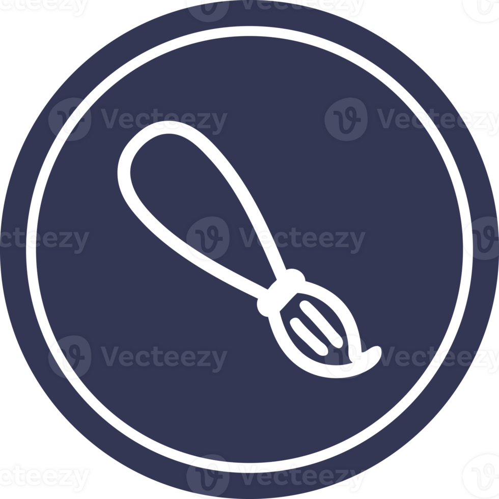 paint brush circular icon symbol png