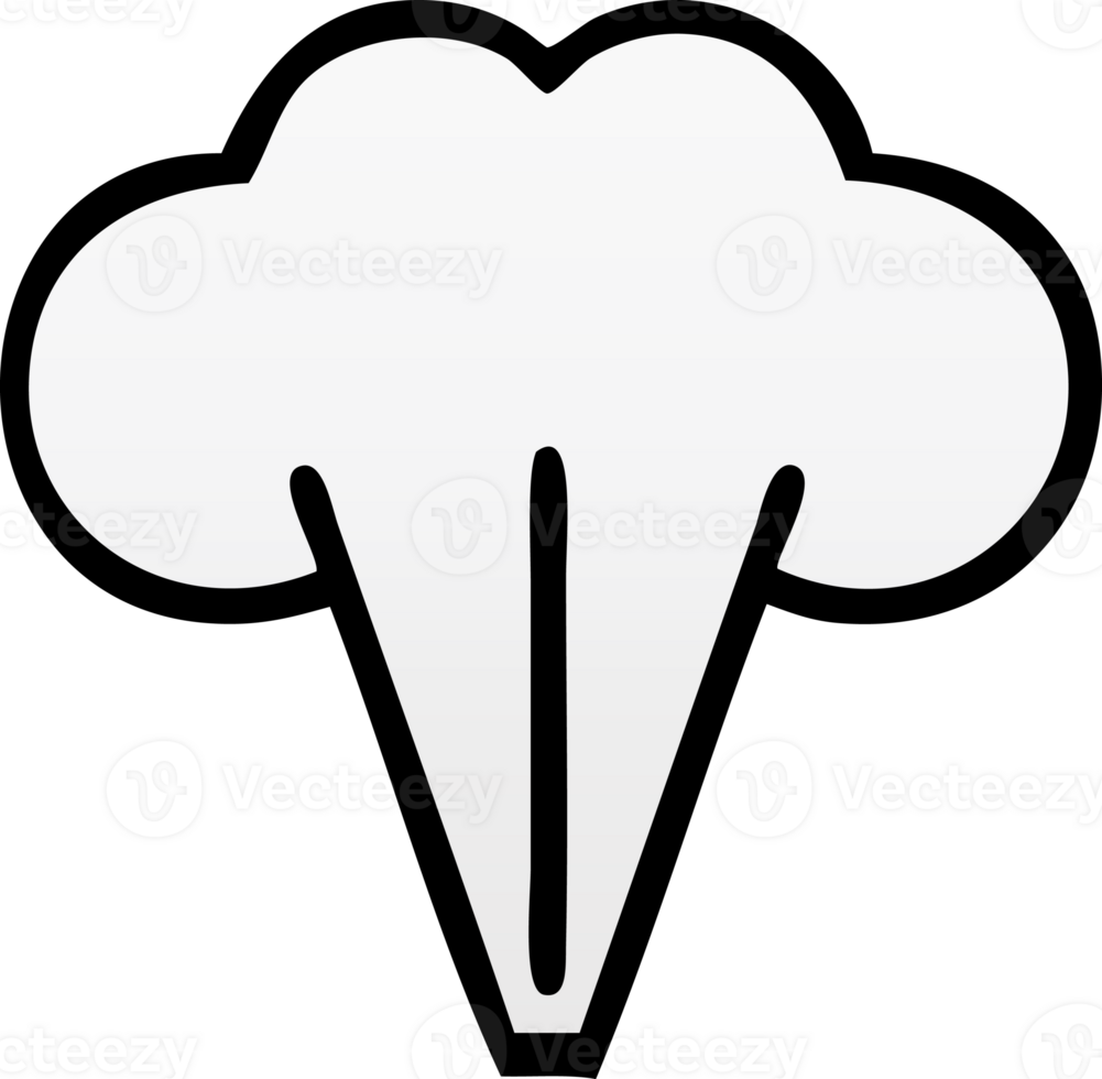 gradient shaded cartoon of a steam png