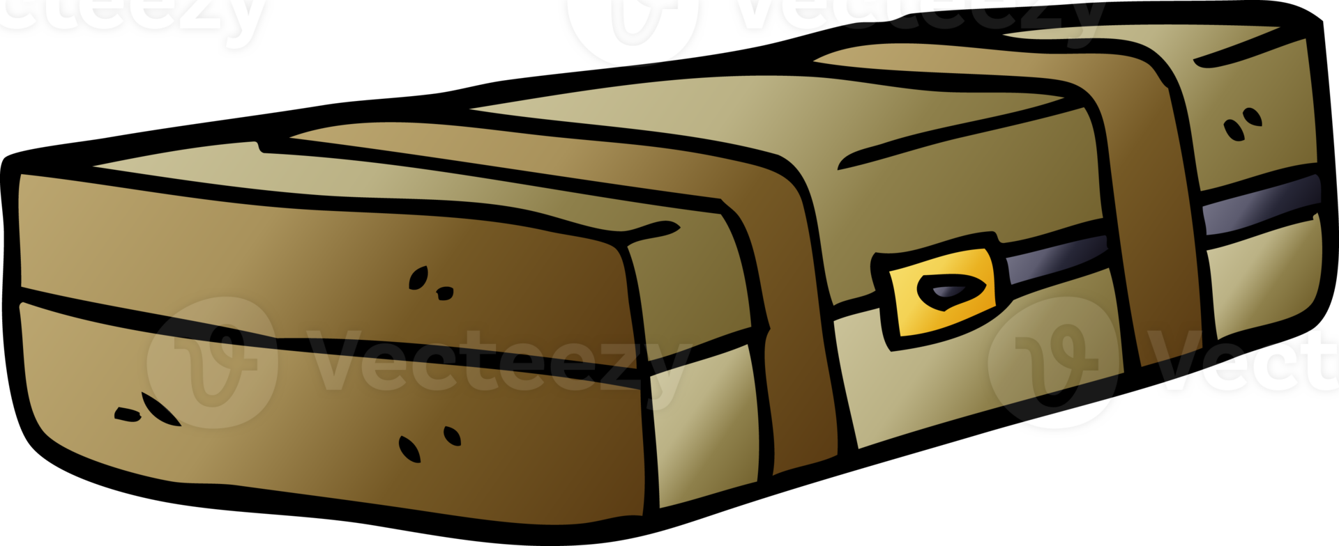 cartoon doodle suit case png