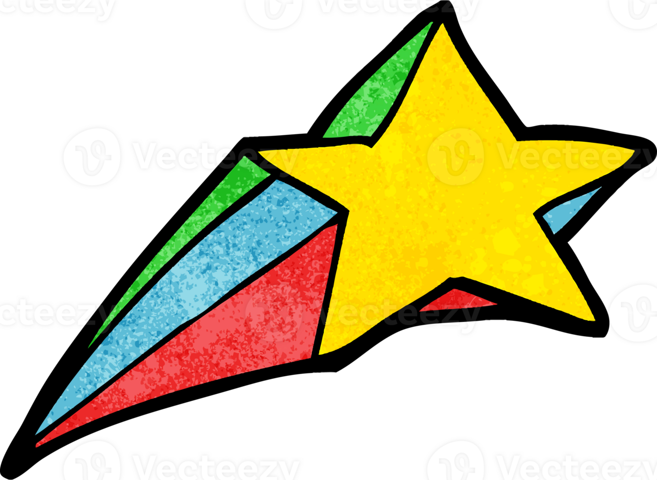 shooting star decorative cartoon png