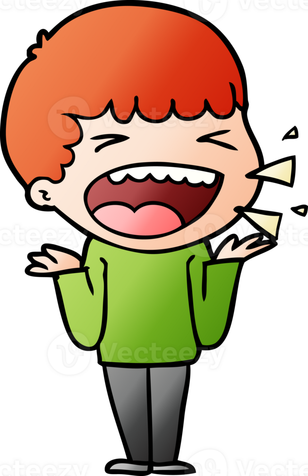 cartoon laughing man png