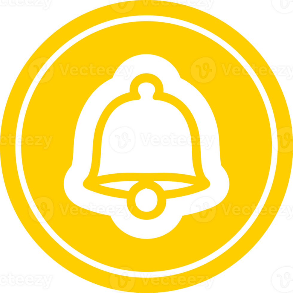 old bell circular icon symbol png