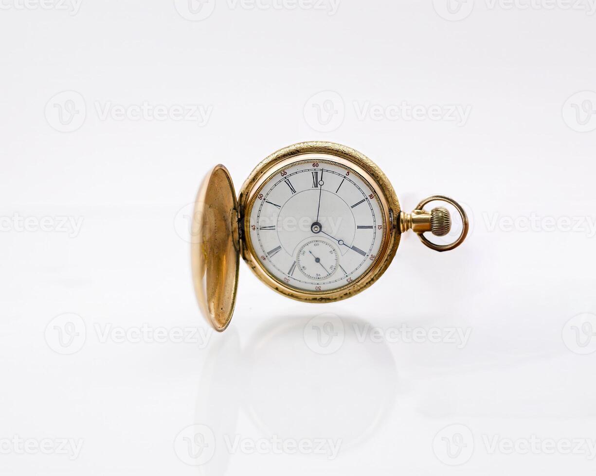 old pocket watch a family heirloom from several generations ago photo