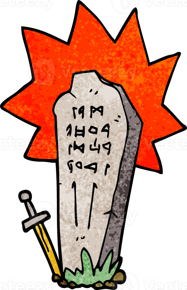 cartoon doodle heros grave png