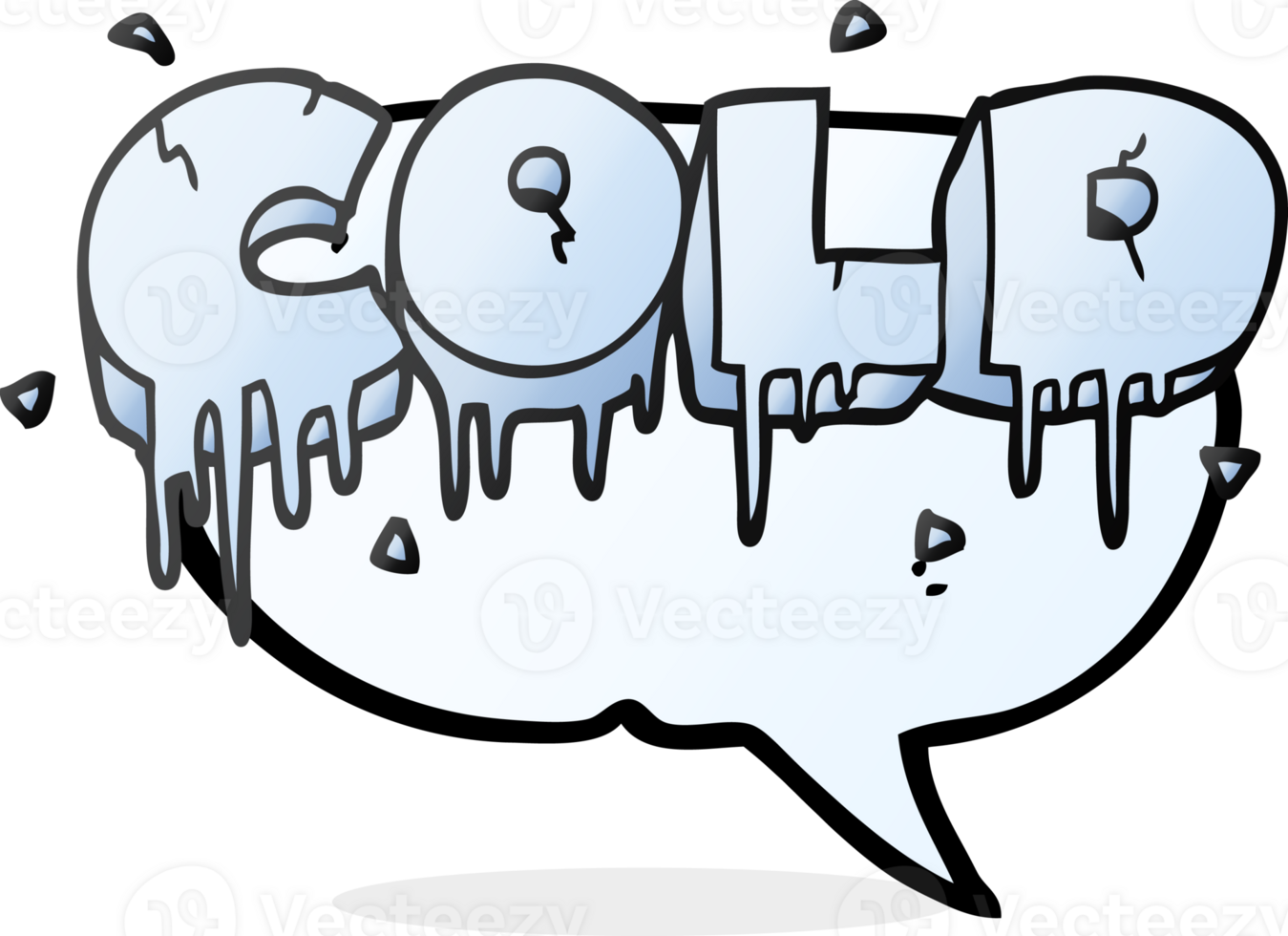 drawn speech bubble cartoon cold text symbol png